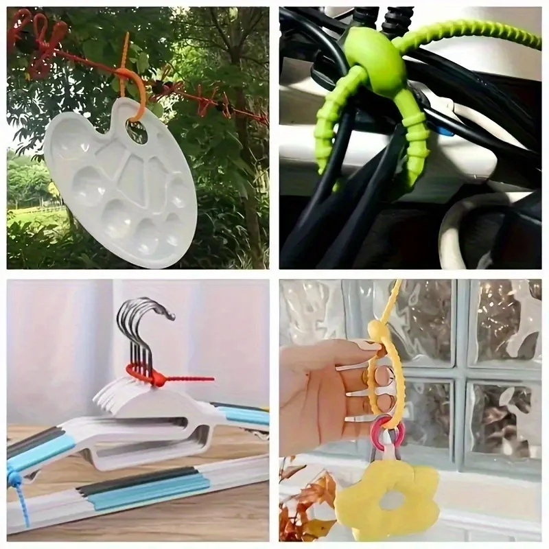 10 szt. Silikonowych Opasek Ka – Cable Lock Flexible recenzja i cena