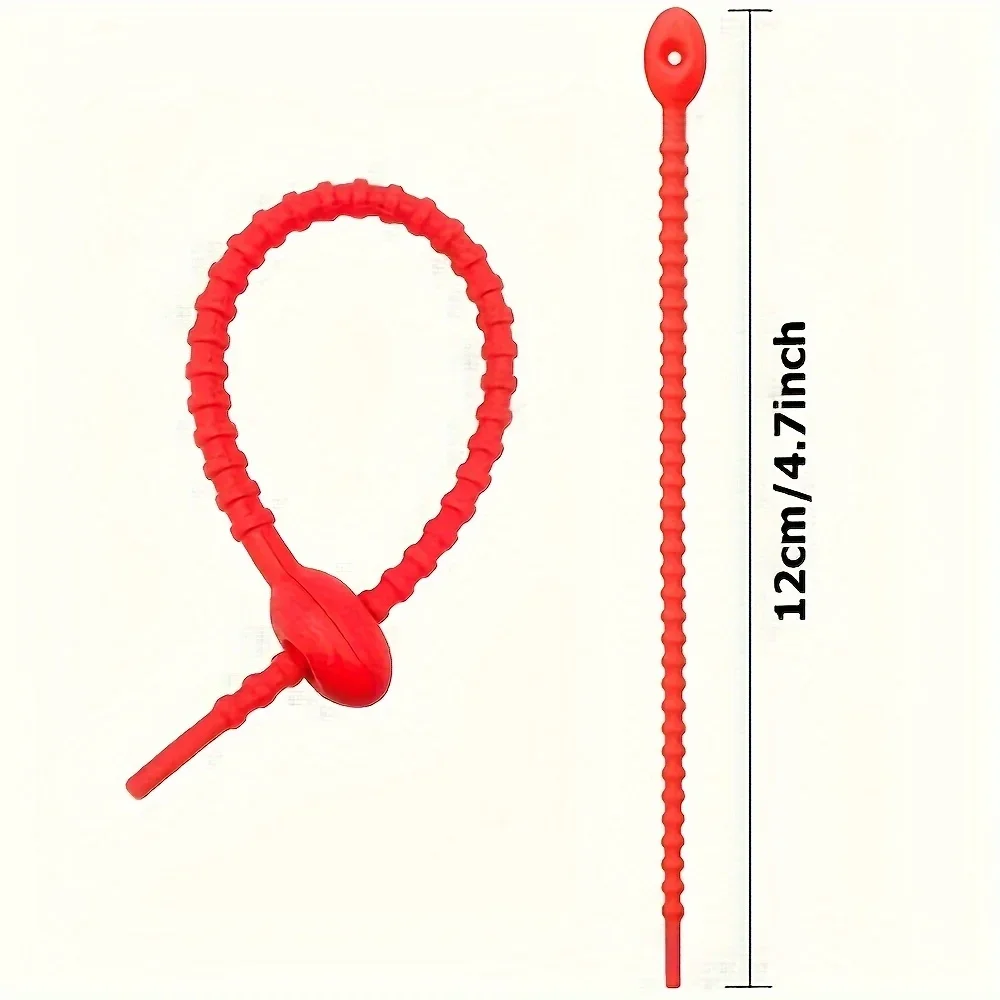 10 szt. Silikonowych Opasek Ka – Cable Lock Flexible recenzja i cena