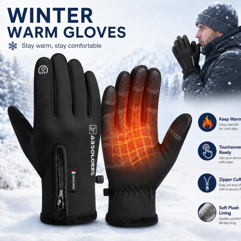 Zimowe ciepłe rękawiczki dotyk – Winter Cycling Commute recenzja i cena