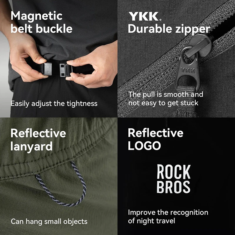 ROCKBROS Męskie szybkoschnące, – Cycling Shorts For Commute recenzja i cena