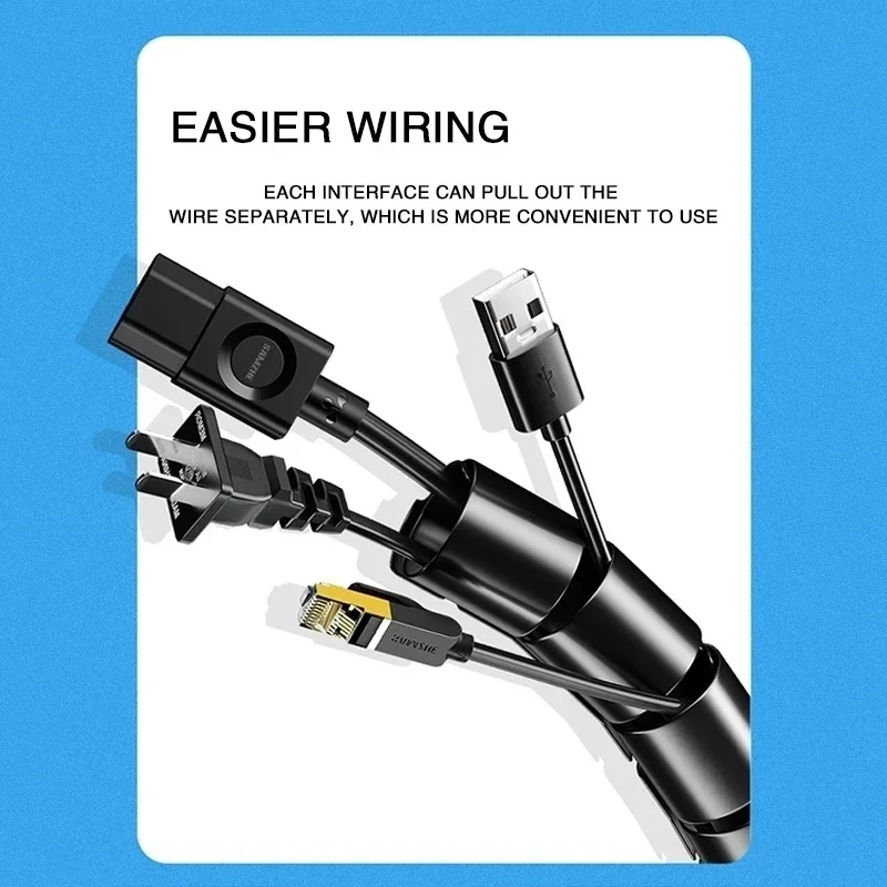 2M/1M Czarny ochraniacz przewo – Cable Lock Flexible recenzja i cena