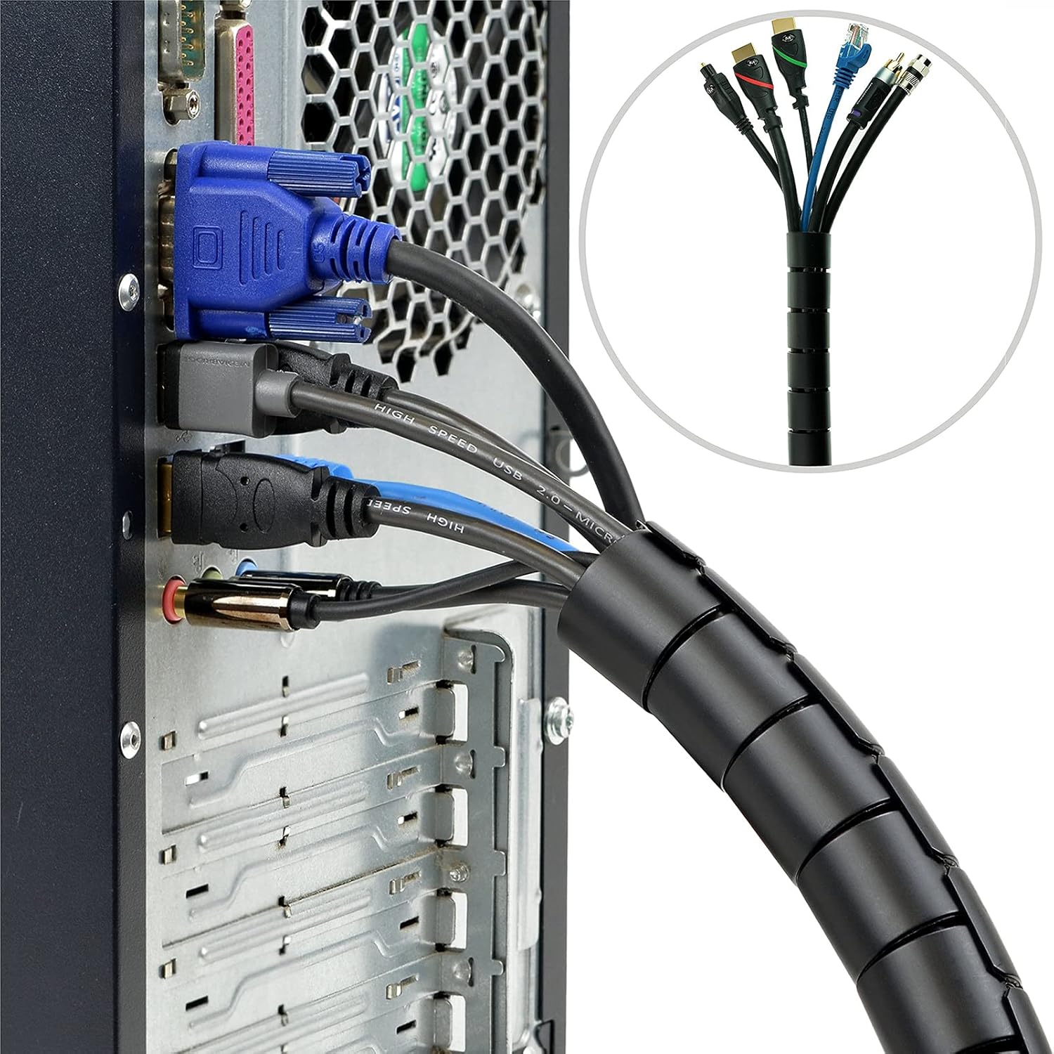 Spiralna osłona kabli, elastyc – Cable Lock Flexible recenzja i cena