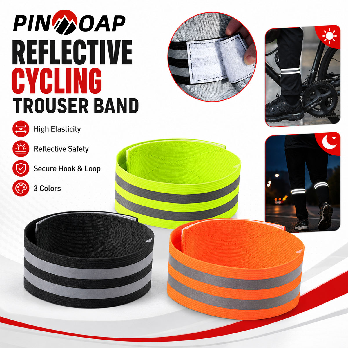 PINMOAP 1/2 SZT. Pasek na nogę – Cycling Commute Gear recenzja i cena